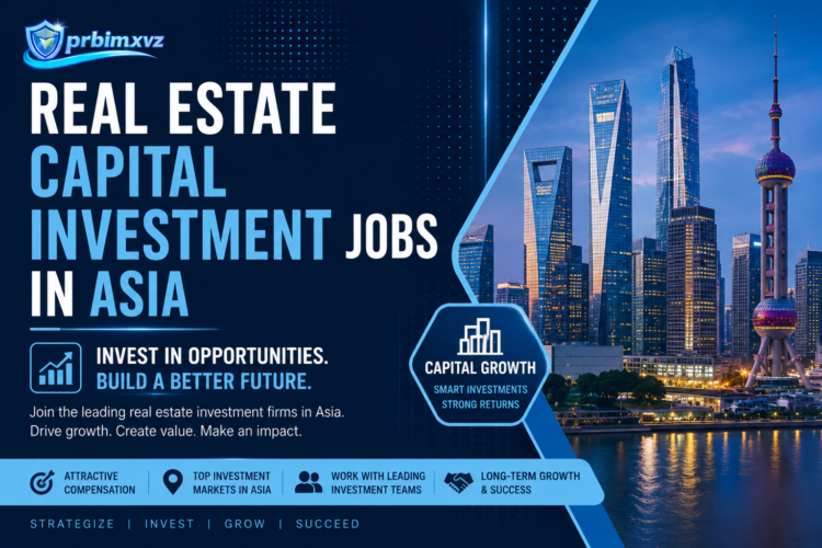 Real Estate Capital Investment Jobs in Asia